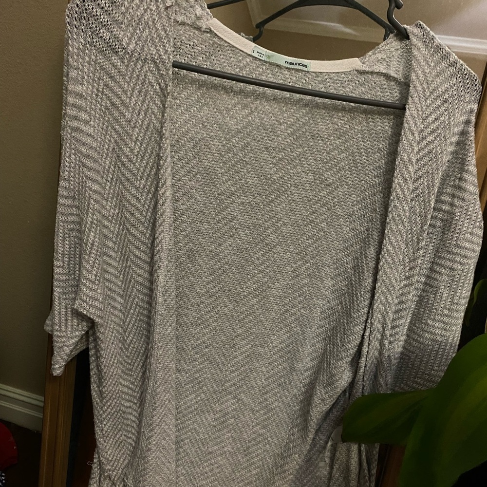 1/2 sleeve thin cardigan